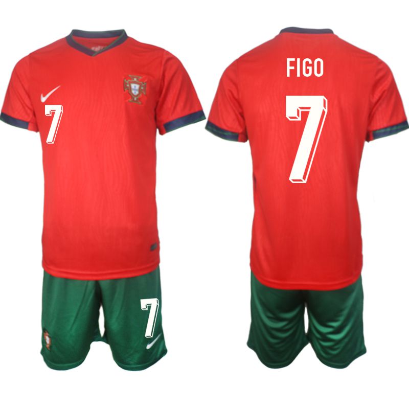 Men 2024-2025 Season Portugal home red #7 Soccer Jerseys->->Soccer Country Jersey